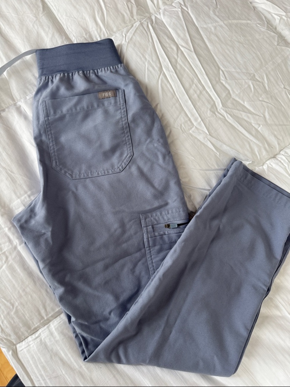 Figs Women’s Scrub Pants in Slate Blue - Size XS